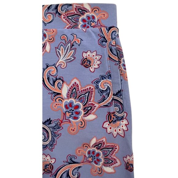 T by Talbots Everyday Yoga Skort – Paisley Print – Size Large - Picture 6 of 9